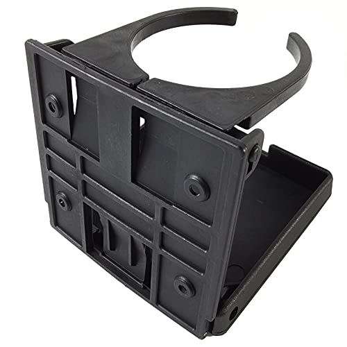 Portavasos Plegable Ajustable Negro 2 Piezas miniatura 3