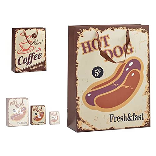 BigBuy Home Bag, Miscellaneous Materials, Multicolor, 10 x 33 x 25.5 cm