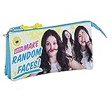 material escolar soy luna Con 3 compartimentos separados con cremallera. Bolsillo interior central con cremallera. Tiradores en los cursores para facilitar apertura. Doble tirador en cremallera principal. Costuras reforzadas.