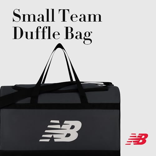 New Balance Duffel Bag, Small Carry On Gym Travel Luggage with Carrier Handles and Adjustable Shoulder Strap2