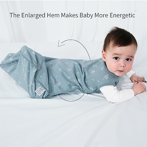 Image of insular Wearable Blanket 2 Pack Cotton Baby Sleep Sack with 2-Way Zipper for Boys Girls Unisex
