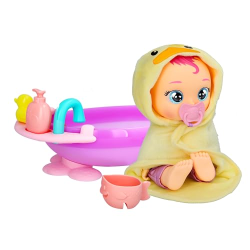 Cry Babies Newborn Mi Primer Baño Zoe Muñeca Interactiva miniatura 1