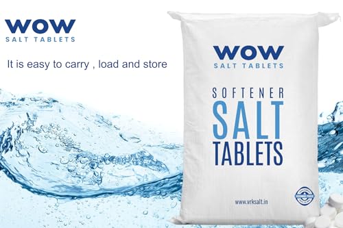 Image of 15Kg Water Softener Salt Tablets Bag | Water Purification Tablets or Water Softener Regeneration for Home & Office