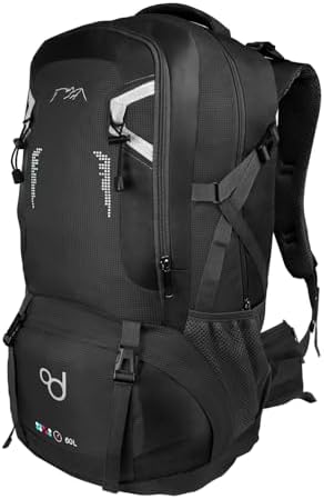 OcioDual Mochila Senderismo 60 Litros, Mochila Trekking, Montaña ...