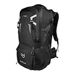 OcioDual Wanderrucksack 60L Schwarze, Arbeitsrucksack Herren, Wanderrucksack Herren, Rucksack Wasserdicht, Reiserucksack, Camping, Survival und Outdoor-Sport