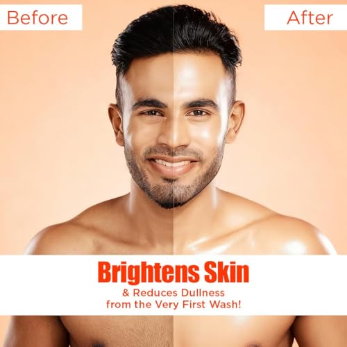 Image of The Man Company Vitamin C Gel Face Wash For Man | Brightening | Glowing Skin | Vitamin C & Niacinamide | Hydrates | Gentle Deep Cleanse | Controls Excess Oil | Suitable For Oily, Dry & Sensitive Skin 100ml - Pack of 2