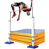 DXLNNW Professional Track & Field High Jump Standard,Aluminum Jumping Measuring Stick Training Aid,Adjustable...