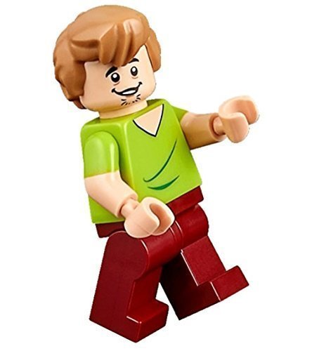 Lego Scooby Doo Minifigure Shaggy With Open Mouth Grin