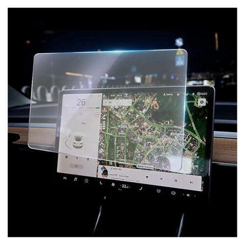 Film pour Tesla Modèle 3 écran mat pour voyager sans reflets de soleil