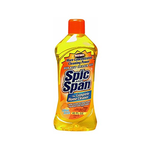 Spic And Span Dilutable Liquid Cleaner Multi-Surface and Floor Cleaner, Citrus Fresh Scent, 40 fl. oz.