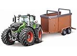 fendt 211 vario profi plus  Bburago Modell Farm Fendt 1050 Vario Traktor + Anhänger / Livestock Forwarder