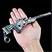 Games 1/6 Metal Triple Take Sniper Rifle Keychain Metal Model Action Figure Arts Toys Collection Party Gift