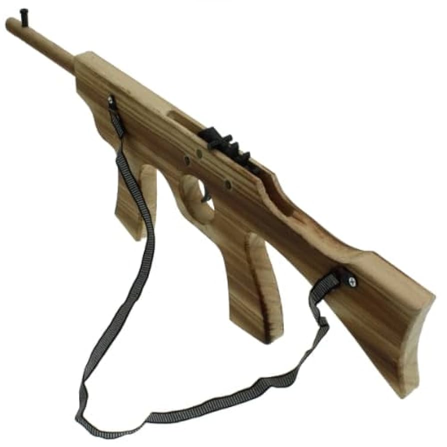 輪ゴム銃 ブローバックする輪ゴム銃（排莢機能付）・モーゼル タイプ