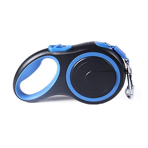 PTICA Correa para Perros peque�os y Grandes de Pet Shrink, se extiende a los Cachorros Caminando a los Productos para Mascotas S 3 M-20 kg, Color Azul