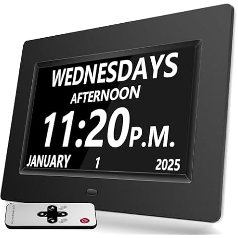 Bgift Digital Clock with Day and Date Cover
