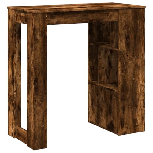Table de bar avec étagère stable et facile à nettoyer - 7