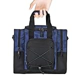 Bowlingtasche für 1 Bowlingball, gepolsterte Halterung, verstellbarer Gürtel, Handtasche, multifunktional, für Handtuch