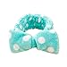 Produktbild Dylandy Haarband, Haarband, Korallen-Fleece-Haarband, Schleife, Kopfband, Gesichtswäsche, Kosmetik, Sport, Dusche, elastisch, verstellbar, für Damen und Mädchen (blau)