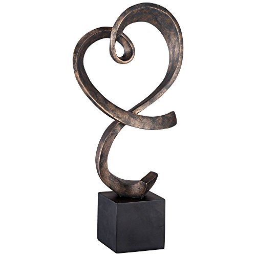 Studio 55D Swirling Heart 17 1/4