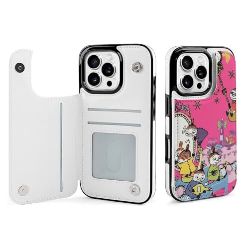 For ���[�~�� �Ή� iPhone 16pro �X�}�[�g�t�H���P�[�X �蒠�^ ����PU���U�[ ���u���X�^���h�@�\�t�� �J�[�h�X���b�g �X�g���b�v�t�� ���z�^ �}�j���A���� �J�[�h���[ ��G�肪�悢 �_�u���{���h���C�z�� MK-45F