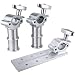 Kupo 3-Axis Camera Mounting Plate Kit with Modular Couplers, Multi-Direction Adjustment, and Aluminum Construction for Precise Camera Alignment on Pipe Booms, Truss, and Rigging Structures (KG604312)