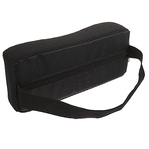 BCOATH Ergonomic Wheelchair Head Rest Pillow Neck Support for Wheelchair Comfort Headrest Attachment Breathable Black