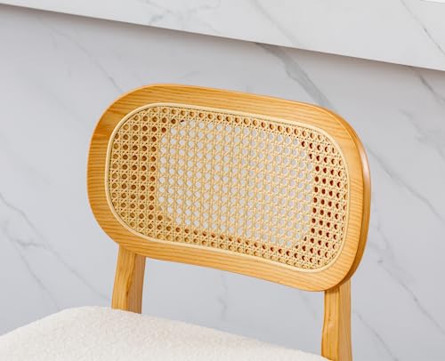 Wahson Set di 2 Sgabelli da Bar in Rattan Sgabelli...