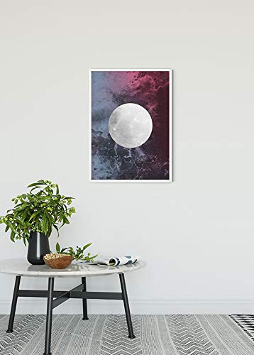 Komar Wall Picture Solum Luna Poster Picture Living Room Bedroom Decoration Art Print Without Frame P095D-40x50 Dimensions 40 x 50 cm (Width x Height) - Image 2