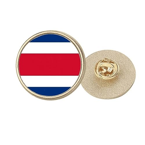 Broche Costa Rica en métal doré, le cadeau souvenir idéal pour passionné