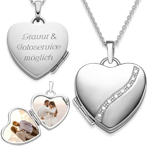 Amoonic Amulett Medaillon Rund Zum Öffnen Für Bilder Silber 925 Kette Fuer Foto Inkl Schmucketui Anhaenger Aufklappbar Befuellbar Foto Gold Rosegold Vergoldet Geschenk S0ncq0a7