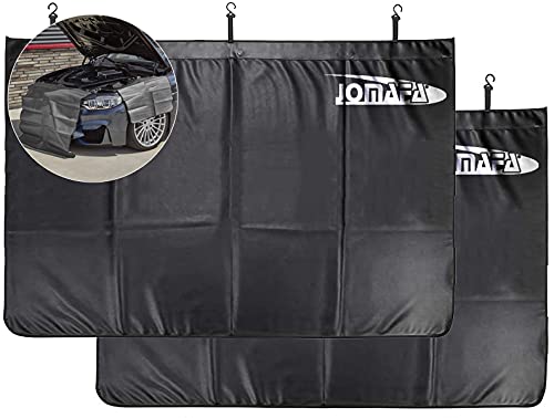 JOMAFA - Juego de 2 Fundas para coche Protector de aleta Magnetico ' Cubre Aletas ' Protector para parking antiarañazos 1200 X 1000 mm.
