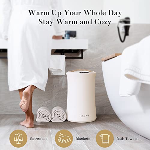 Ennva 22L Towel Warmer For Bathroom, Spa, Hotel-Luxury Bath Towel Heater With With Aromatherapy- Electric Bucket Style Towel Steamer-Heat Timer15/30/45/60 Min Adjustable -Fast Heating Hot Towel Warmer #TOP5