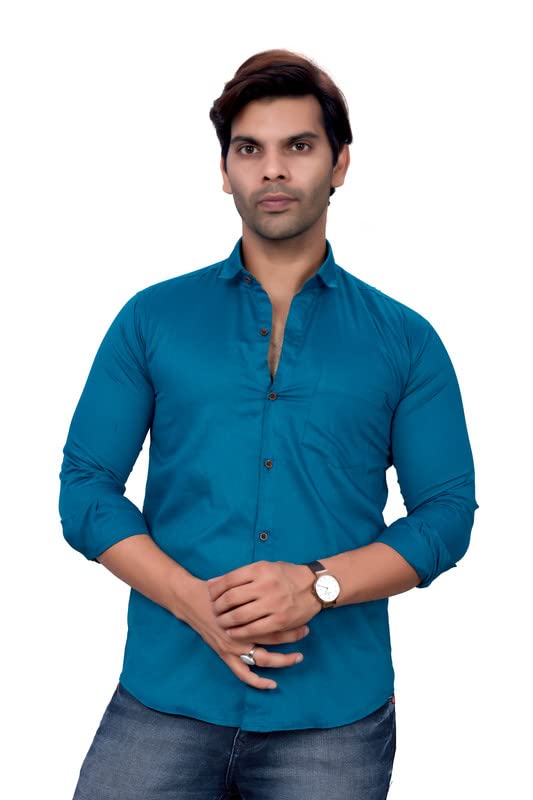 Image of Men's Cotton Regular Fit Fullsleeves Fomal Shirt