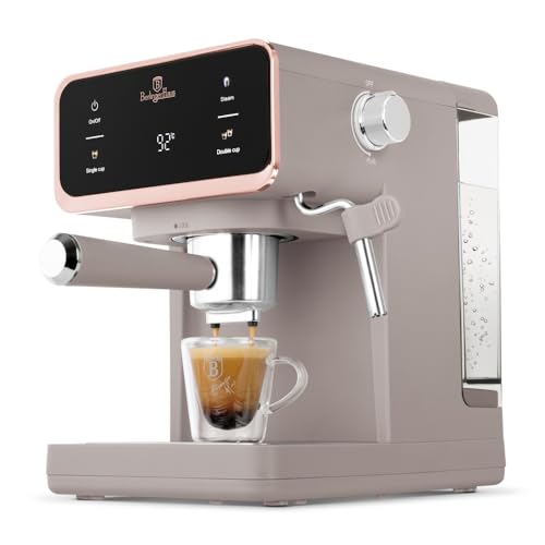 Berlinger Haus– Digitale 3-in-1-Hebelkaffeemaschine, Kollektion Taupe