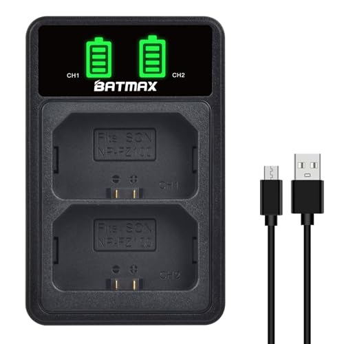 Batería NP-FZ100 de repuesto y cargador para solucionar cortes de energía en A7III 6