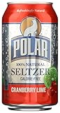 Polar Beverages Cranberry Lime Seltzer, 12 Fz