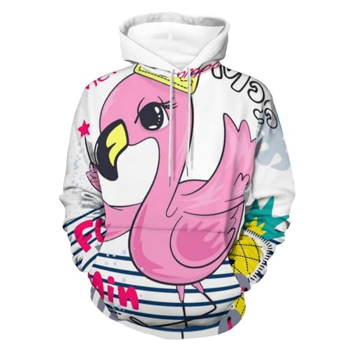 Hoodie flamant mignon pour des journées cocooning et sorties décontractées