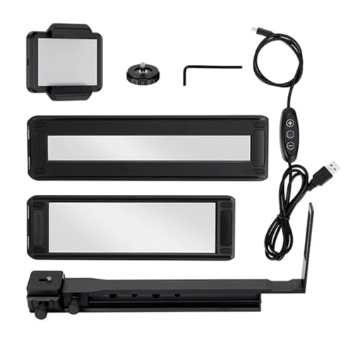 Vituord Escáner De Película Portátil, Kit Adaptador Digitalizador De Película De 35 Mm Y 120, con Retroiluminación Led, Varilla De Ajuste del Soporte, Riel Deslizante, para Copiar Negativos Y