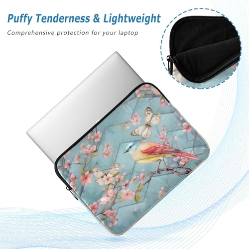 Funda para portátil 13-14 pulgadas impermeable con diseño de pájaro miniatura 5
