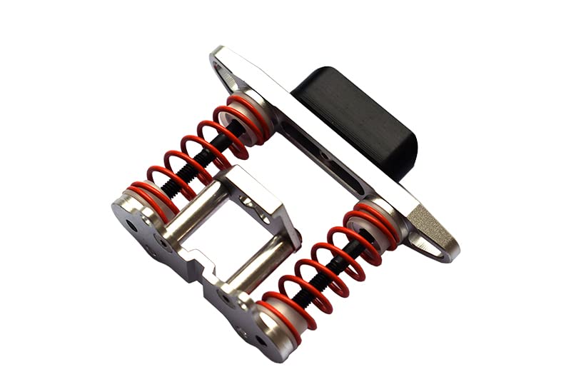 GPMFor Tamiya GF01 & Wild Willy 2 Upgrade Parts Aluminum Front Bumper Absorber - 1 Set Silver