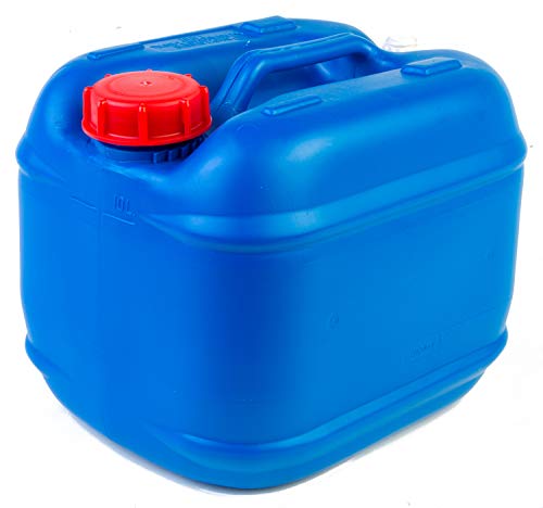 Hudson Exchange 2.5 Gallon (10 Liter) Handled Container with Cap, HDPE, Blue