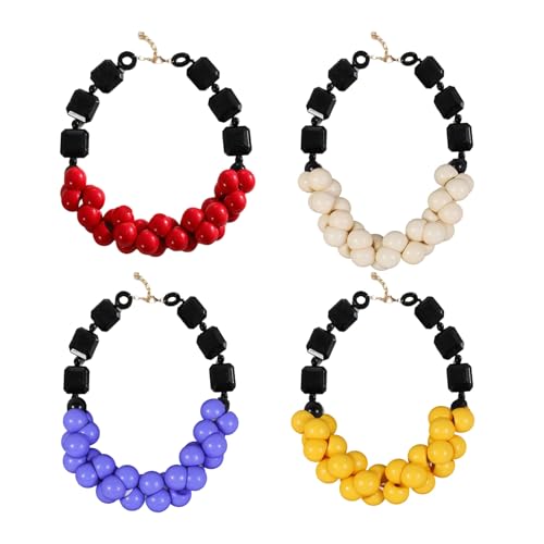 Collier de perles design respectueux de la peau et structure multicouche - 4