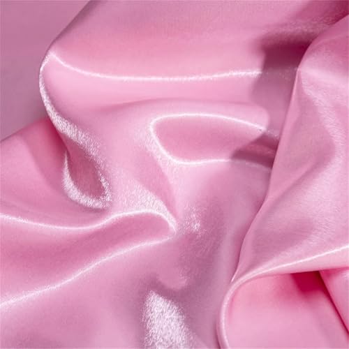 Tissu satiné brillant de luxe pour robe de mariée et haute couture au mètre