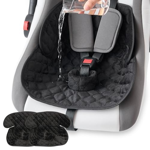 MOMSYLA 2 Pack Waterproof Piddle Pads Carseat Potty Training Car Seat Protector Waterproof Car Seat Liner Cover to Prevent Pee