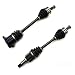 DTA SK23852386 Front Left Right Pair - 2 New Premium CV Axles (Drive Axle Assembly) Suzuki Grand Vitara 4WD 2006-2012