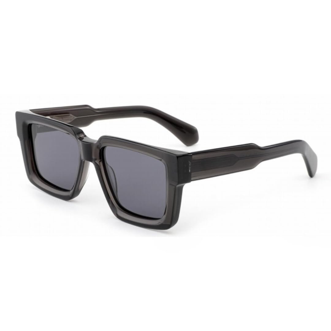 Gafas de sol retro de acetato hechas a mano, con montura gruesa y a la moda.