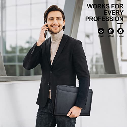 Godery Zippered Padfolio Portfolio