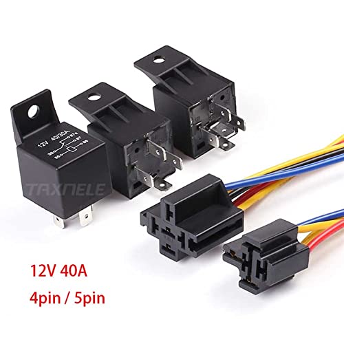 Relé automotriz universal JD1914 12V 40A con sellado estanco premium 3