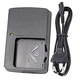 Idéal pour les voyages: Fait de matériau ABS, léger et durable. Un petit chargeur mural peut être transporté n'importe où dans vos sacs à main ou votre poche. Idéal pour voyager ou d'autres activités intérieures / extérieures. Charger la batterie de votre appareil photo n'importe quand, n'importe où.