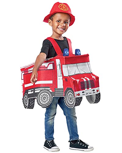 Disfraz camión de bomberos para niño 3-5 años